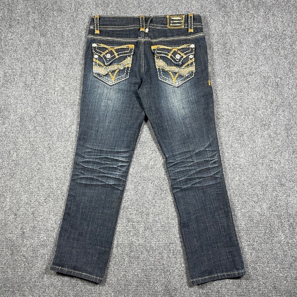 Hydraulic Denim - Vintage Y2K Hydraulic Low Rise Bootcut Jeans Dark Wash Womens Size 28 0846